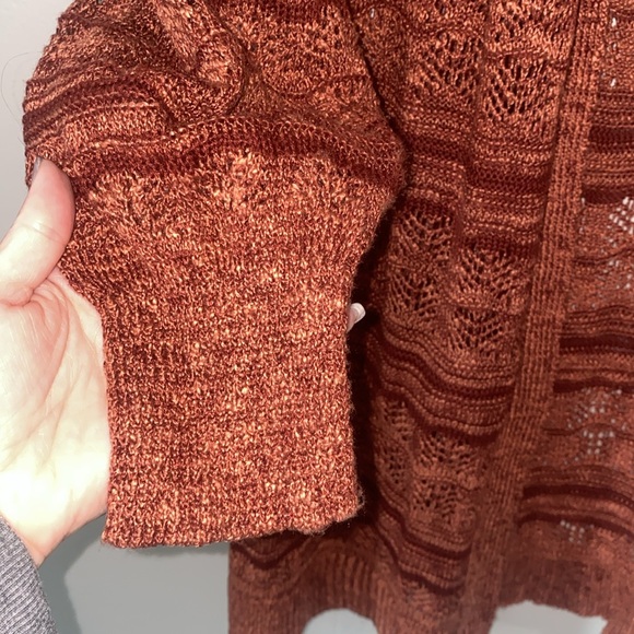 LC Lauren Conrad Pointelle Long Cardigan - Picture 3 of 8